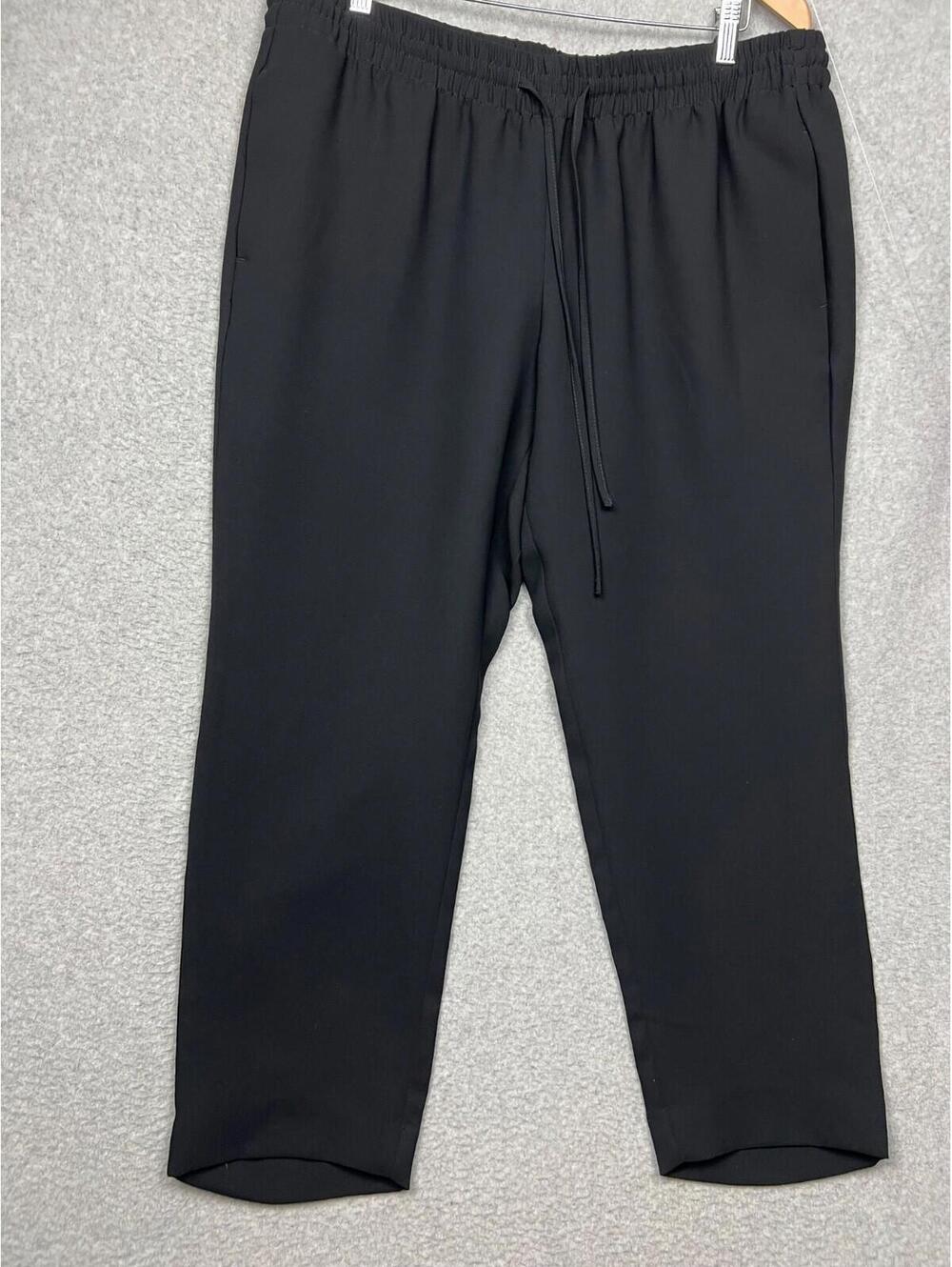 Talbots Pull On Drawstring Waist Eastport Jogger Pants Womens Petite Plus 1Xp